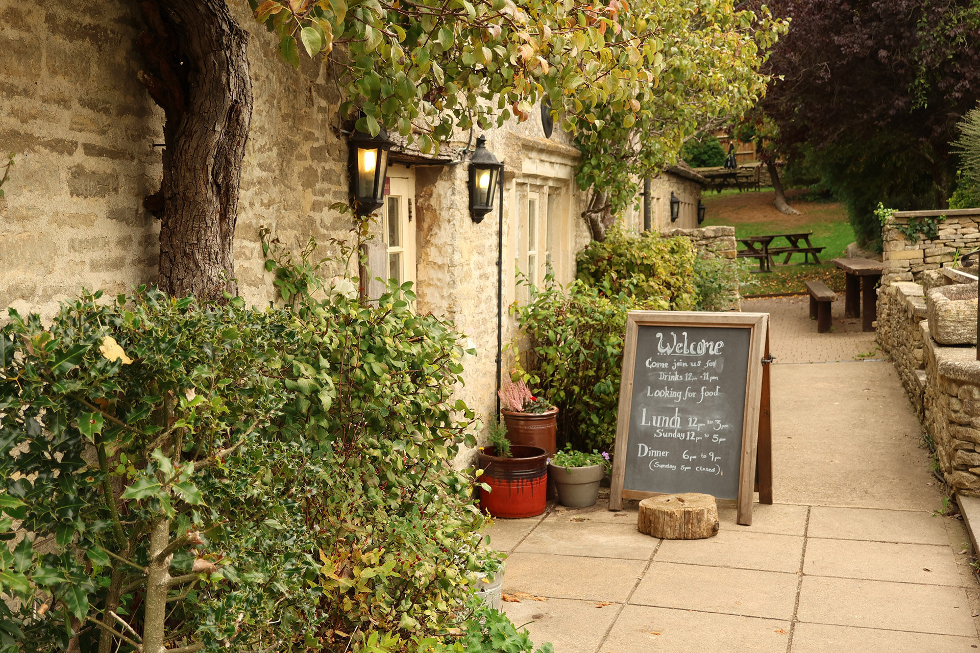 The garden courtyard